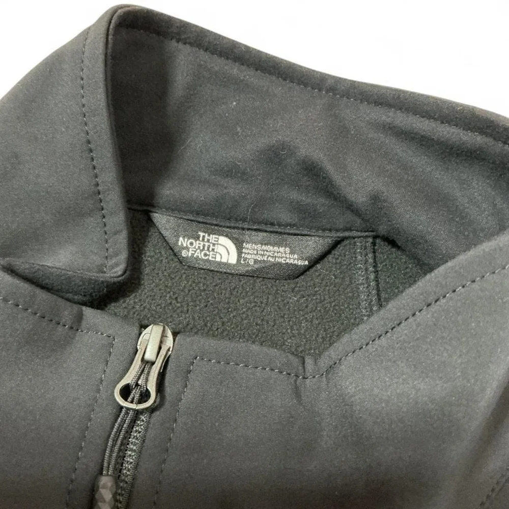 The North Face Men's Sterling Silver Premium‎ Meats Soft Shell Jacket L Black